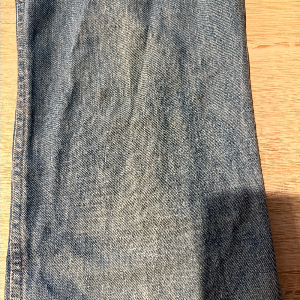 Women's Vintage 70s Levi's bell bottom trouser jeans - Picture 8 of 14